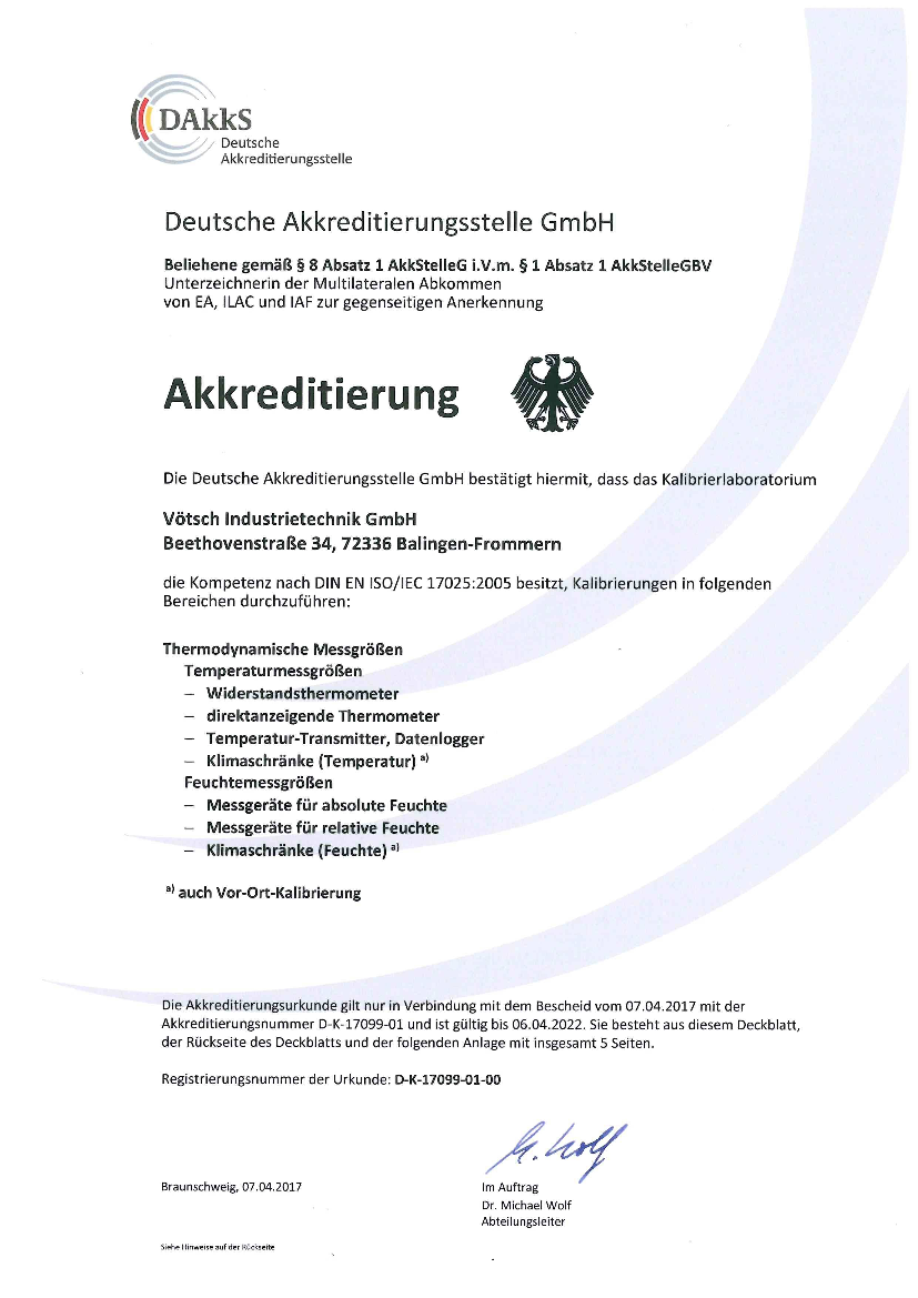 Download [.pdf]: Akkreditierungsurkunde DAkkS VIT