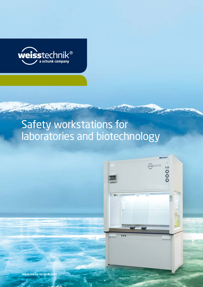 Download: Safety workstations for laboratories and biotechnology