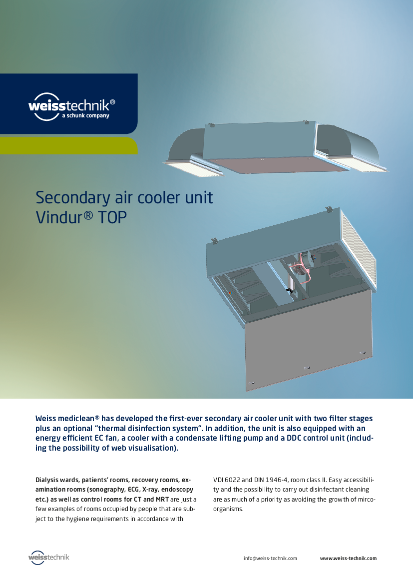 Download: Secondary air cooler unit Vindur TOP