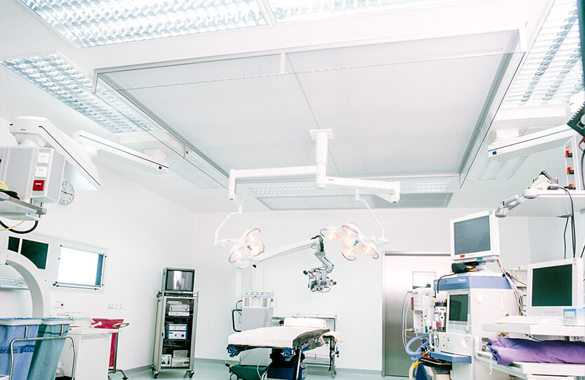 生命科学mediclean® - 产品介绍 - 手术室洁净空气顶蓬