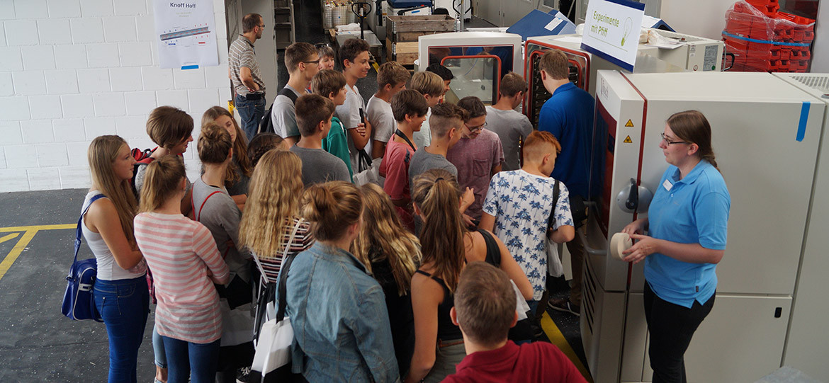 Weiss Technik informiert bei „Tag der Ausbildung“