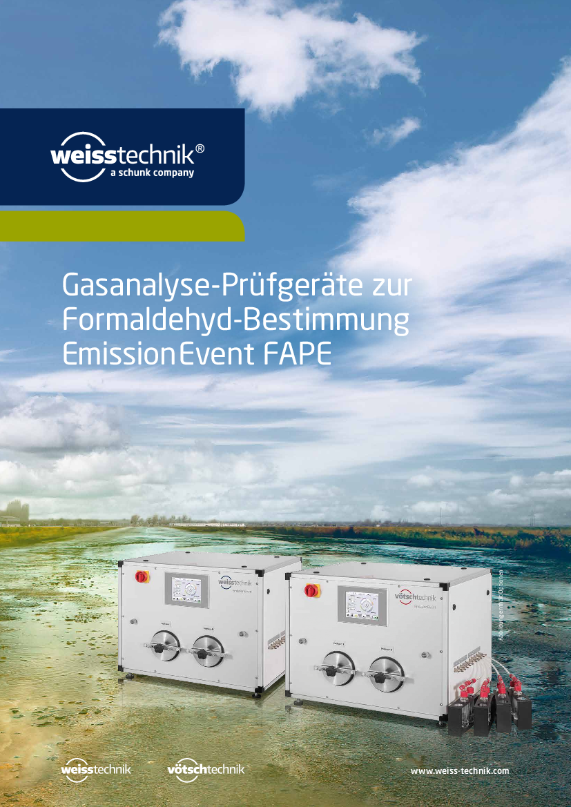 Download: Gasanalyse-Prüfgeräte zur Formaldehyd-Bestimmung Emission Event FAPE