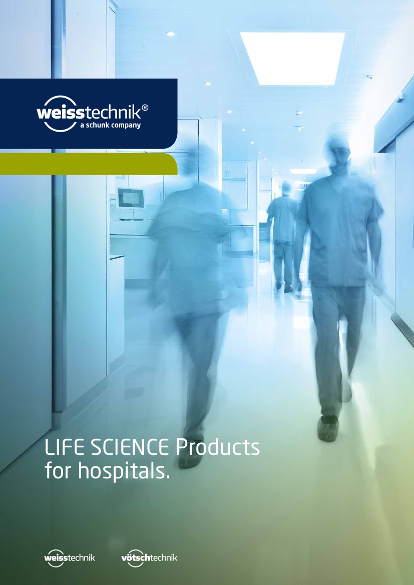 Download: LIFE SCIENCE Products for hospitals.