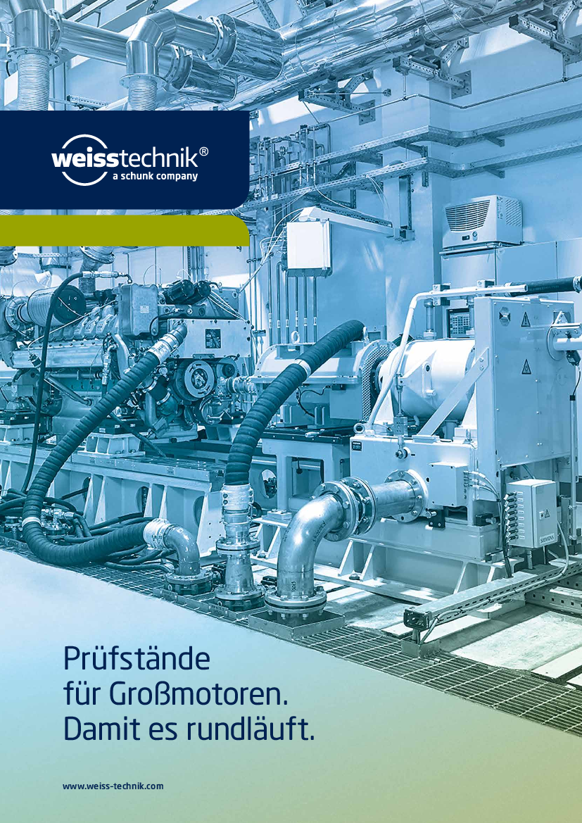 Download: Prüfstände für Großmotoren. Damit es rundläuft.
