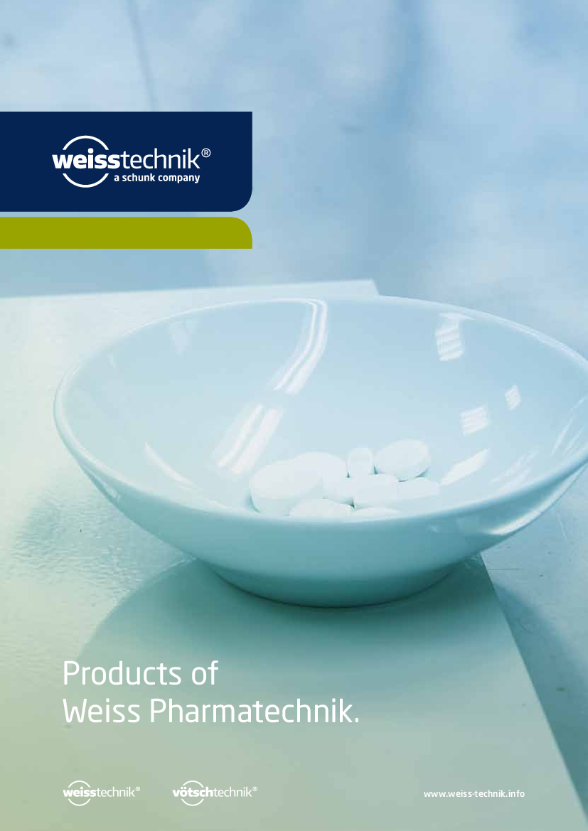 Download: Products of Weiss Pharmatechnik. Download: Products of Weiss Pharmatechnik.