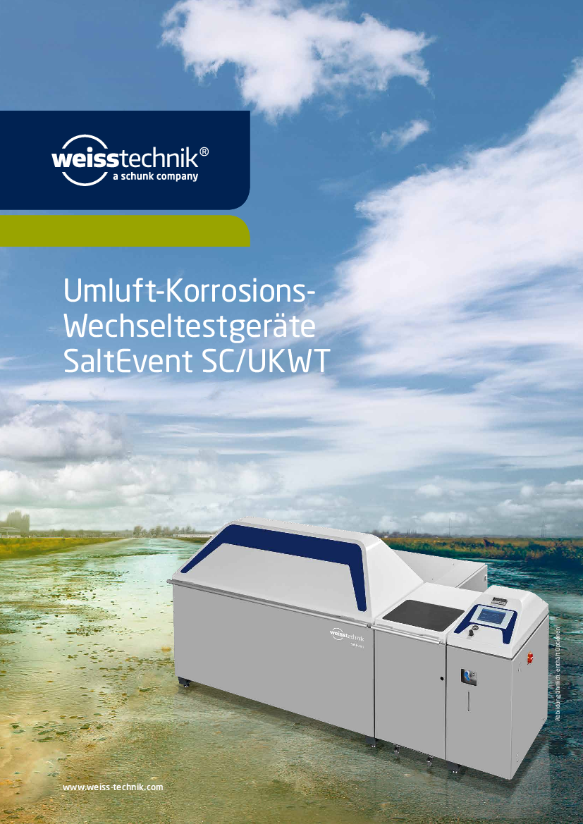 Download: Umluft-Korrosions-Wechseltestgeräte SaltEvent SC/UKWT