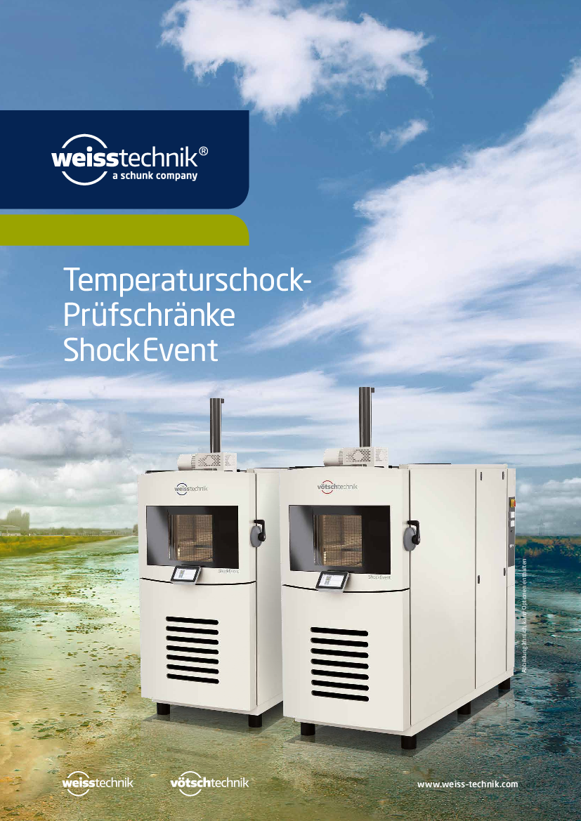 Download: Temperaturschock- Prüfschränke Shock Event