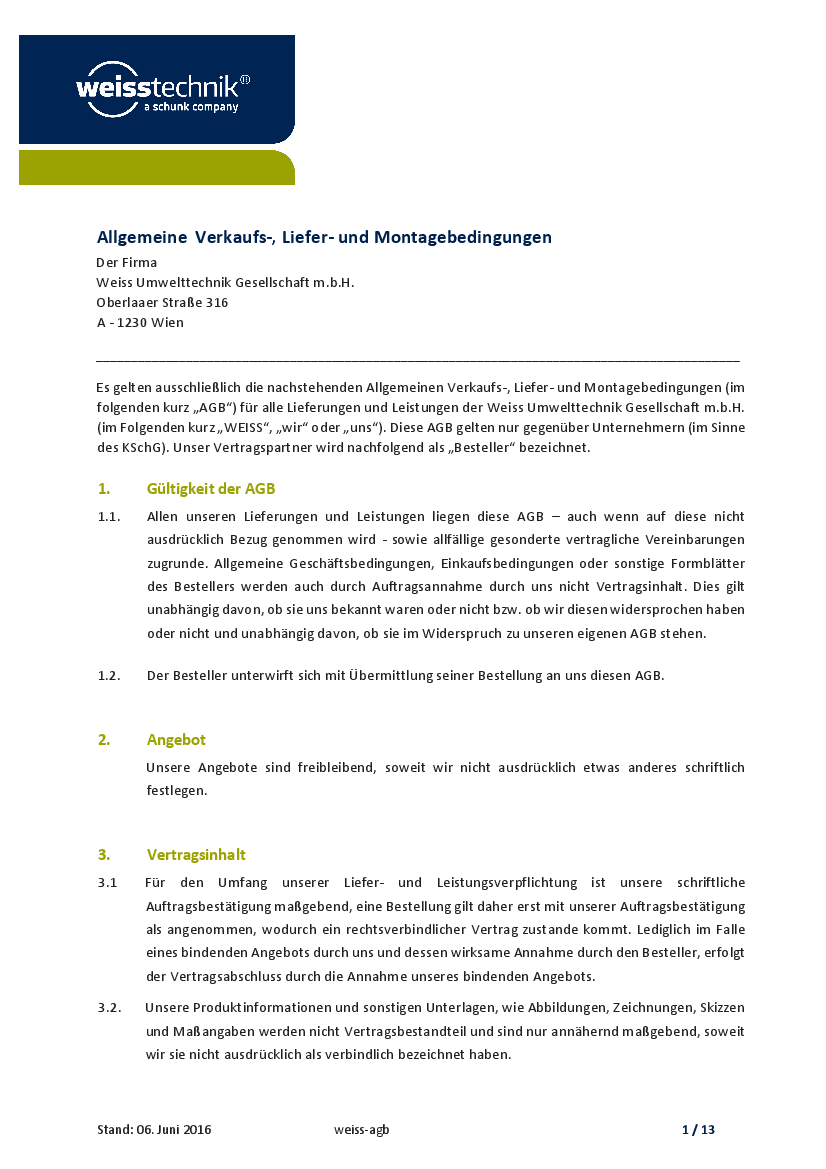 Download: Allgemeine Verkaufs-, Liefer- und Montagebedingungen